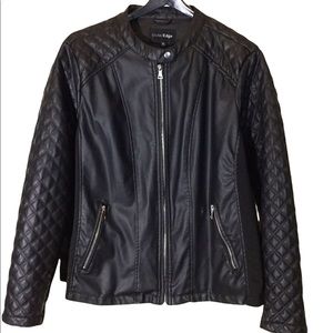 Outer Edge leather coat